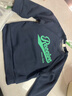 左西男童加絨加厚衛衣冬季2025新款兒童上衣長(cháng)袖冬裝保暖 藏青色 160 曬單實(shí)拍圖