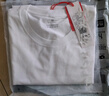 布先生明星同款長(cháng)袖T恤男士小白T內搭 長(cháng)袖標準T-圓領(lǐng)-白色 L(175) 曬單實(shí)拍圖