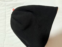 動(dòng)感北面保暖棉帽子男冬季加厚包頭加絨雙面韓版潮流秋冬天毛線(xiàn)針織抓絨帽 黑色 曬單實(shí)拍圖