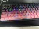 邁從（MCHOSE）G87 V2/K87S旋鈕無(wú)線(xiàn)機械鍵盤(pán)電競游戲客制化有線(xiàn)/藍牙三模gasket結構全鍵熱插拔筆記本電腦辦公 G87 V2 黑莓粉漸變側刻 快金軸 曬單實(shí)拍圖
