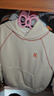 左西童裝女童衛衣2026新款春季兒童字母涂鴉運動(dòng)男孩上衣 米灰 140 曬單實(shí)拍圖