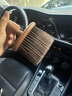 繁夏櫸木車(chē)載內飾掃灰塵軟毛刷車(chē)內清潔刷子出風(fēng)口縫隙汽車(chē)清洗工具 曬單實(shí)拍圖