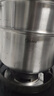 美的（Midea）蒸鍋304不銹鋼蒸煮兩用湯鍋饅頭包子家用蒸籠鍋蒸大閘蟹螃蟹 曬單實(shí)拍圖