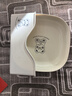 吐骨碟家用餐桌吐骨頭盤(pán)碟垃圾盤(pán)輕奢塑料骨碟零食盤(pán)底座收納水果 卡通圖案白色10個(gè)帶底座 曬單實(shí)拍圖