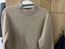國際米瀾高端特級羊絨衫男100%純山羊絨秋冬新款加厚半高領(lǐng)保暖羊絨毛衣男 米駝【鄂爾多斯產(chǎn)/精紡山羊絨】 不起球/不掉色 XL 推薦【130-155斤】 曬單實(shí)拍圖