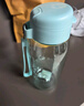 特百惠（Tupperware）樂(lè )趣550ml男女學(xué)生大容量運動(dòng)可愛(ài)便攜夏季塑料水壺水杯子 冰水藍550ml1個(gè) 曬單實(shí)拍圖