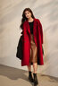 GARNUO紅色雙面羊毛大衣女秋冬結婚禮服新娘敬酒服小個(gè)子高級感毛呢外套 紅色 M 【111-130斤】 曬單實(shí)拍圖