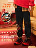 安踏兒童褲子男大小童2026春加絨新年款拜年服針織長(cháng)褲A52618743 曬單實(shí)拍圖