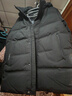 坦博爾羽絨服男可脫卸帽寬松大碼男士商務(wù)保暖外套510505D 黑色 175  曬單實(shí)拍圖