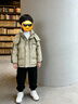 G.duck男童新國標白鴨絨羽絨服2025冬季新款中大童韓版加厚外套時(shí)尚百搭 綠色 150 cm 曬單實(shí)拍圖