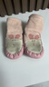舒貝怡嬰兒襪子春秋寶寶地板襪腳套新年兒童學(xué)步襪防滑防著(zhù)涼襪粉0-1歲 曬單實(shí)拍圖