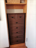 JGDAK田園現代簡(jiǎn)約實(shí)木臥室五斗柜收納斗櫥桐木客廳儲物柜白色整裝柜子 封閉烤色七斗（52*30*107） 1個(gè) 曬單實(shí)拍圖