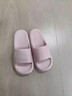 紅豆拖鞋女士夏季2026新款室內家居浴室防滑家用可外穿情侶涼拖鞋男款 粉色【皮紋高級感】 38-39 正碼 曬單實(shí)拍圖