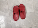 稻草人手術(shù)室拖鞋男女室內居家用孕婦防滑專(zhuān)用浴室抗菌洗澡涼拖 紅40-41 曬單實(shí)拍圖