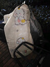冬季新款電動(dòng)車(chē)斗篷款擋風(fēng)被防寒保暖摩托車(chē)護肩護脖加厚擋風(fēng)衣 米白色-小狗 擋風(fēng)被【加大+護脖+護肩】 曬單實(shí)拍圖