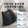 米湯（rice soup）汽車(chē)頭枕腰靠套裝護頸枕車(chē)用靠枕頭車(chē)載記憶棉枕護腰背靠墊女可愛(ài) 曬單實(shí)拍圖