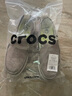 CORCS CROCS男鞋帆布鞋沃爾盧戶(hù)外懶人鞋一腳蹬休閑低幫鞋11270 沃爾盧-淺灰色-crocs 41 (260mm) M8W10 曬單實(shí)拍圖