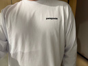 巴塔哥尼亞（Patagonia）男士混紡棉輕便logo潮流圓領(lǐng)長(cháng)袖T恤衛衣L/S P-6 Logo 38518 WHI（白里發(fā)藍） L 180/185(CM) 80/91(KG) 曬單實(shí)拍圖