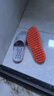 北沐晨瀝水特大號男士拖鞋浴室室內加肥加大碼漏水洗澡拖鞋鏤空家居涼拖 602灰橘 42-43 L碼（41碼-43碼腳可穿） 曬單實(shí)拍圖