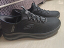 斯凱奇（Skechers）新年禮物閃穿鞋男鞋冬季健步鞋軟底一腳蹬舒適休閑運動(dòng)鞋232457 曬單實(shí)拍圖