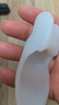 硅膠拇外翻矯正器日用腳趾套批發(fā) 腳趾分離趾器分指器矯正套 白色大號：套拇指上 曬單實(shí)拍圖