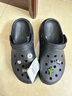 卡駱馳（crocs）經(jīng)典泡芙Clog男女一腳蹬懶人沙灘鞋 CR207521-001 38 曬單實(shí)拍圖