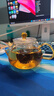 綠昌明玻璃茶壺泡茶壺加厚耐熱茶具辦公家用帶過(guò)濾煮茶壺功夫茶具 曬單實(shí)拍圖