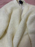 三彩【綿羊毛】2025冬季新款休閑毛呢外套毛絨單面呢寬松M 曬單實(shí)拍圖