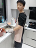 光多拉防水圍裙廚房防油污家用做飯無(wú)袖工作服男士女士通用家務(wù)清潔粉色 曬單實(shí)拍圖