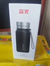富光大容量保溫杯316不銹鋼學(xué)生男女商務(wù)辦公茶水分離水杯子黑色600ML 曬單實(shí)拍圖