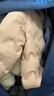 戴維貝拉（DAVE＆BELLA）兒童羽絨服冬季新款男童羽絨襯衫保暖小童外套洋氣寶寶上衣 卡其色【現貨】 100 cm 【充絨量48.5g】 曬單實(shí)拍圖