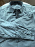 杉杉（FIRS）【90%鵝絨內膽】羽絨襯衫男2025冬季新高端保暖商務(wù)襯衣 灰綠 42 曬單實(shí)拍圖