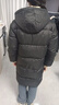 雪中飛童裝兒童羽絨服男女童中長(cháng)款加厚冬季外套羽絨服洋氣黑色170 曬單實(shí)拍圖