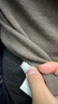 對白【杜鵑同款】100綿羊毛無(wú)縫半高領(lǐng)打底衫女2025冬新款針織衫 淺咖色 L 曬單實(shí)拍圖