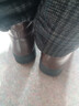 啄木鳥(niǎo)媽媽棉鞋真皮2025秋冬新款坡跟軟底防滑羊毛皮鞋中老年人短靴大碼 卡其色羊毛里 38 曬單實(shí)拍圖