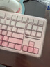 前行者【立省15%】X87Pro/Ultra無(wú)線(xiàn)機械鍵盤(pán)有線(xiàn)藍牙三模gas客制化游戲電競磁軸辦公專(zhuān)用側刻電腦筆記本 櫻花粉側刻Ultra-凱華金蛇軸-1.2萬(wàn)mA 曬單實(shí)拍圖