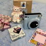 富士（FUJIFILM） instax SQUARE SQ1一次成像方形立拍立得相機 照相創(chuàng  )意禮物自動(dòng)曝光情人節日生日禮物禮盒禮品 冰川藍 套餐B【標配+相紙20張+實(shí)用配件包】 曬單實(shí)拍圖
