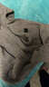 夢(mèng)特嬌（MONTAGUT）秋冬男士針織開(kāi)衫半高領(lǐng)加厚保暖拉鏈外套毛衣 灰色 50  曬單實(shí)拍圖
