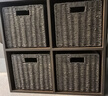 夢(mèng)納思草藤編格子柜收納筐桌面雜物零食衣服玩具編織收納籃 咖色 中大號(長(cháng)寬高27×27×27) 曬單實(shí)拍圖