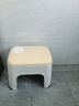 家の物語(yǔ)（KATEI STORY）日本加厚兒童凳塑料凳小矮凳家用浴室防滑凳換鞋凳洗澡洗手間凳子  大號米黃色 曬單實(shí)拍圖