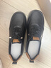 足力健老人鞋冬季加絨軟底單鞋媽媽鞋保暖鞋平底鞋休閑皮鞋 6326K黑色38 曬單實(shí)拍圖