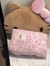 野獸派家居（tbh）三麗鷗Hello Kitty二合一抱枕法蘭絨暖香毯抱枕毯靠墊毛毯禮物   曬單實(shí)拍圖