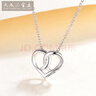 天成匯金通Pt999鉑金項鏈女式心形套鏈 白金項鏈/吊墜天成匯金通 PT999鉑金套鏈 5.06克 曬單實(shí)拍圖