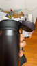 膳魔師（THERMOS）保溫杯500ml男女士?jì)和涌缒暝┬履甓Y物JNL-502黑色 曬單實(shí)拍圖