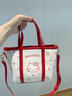 三麗鷗（SANRIO）HelloKitty滿(mǎn)印系列托特包輕奢大容量單肩手提包上班通勤新年禮物 曬單實(shí)拍圖