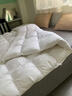 正品鵝絨被冬被羽絨被95白鵝絨加厚全棉酒店春秋被芯被子被套抗菌 氣質(zhì)白五星酒店面包款 150*200cm【春秋被約2000g】室溫15-25°C 曬單實(shí)拍圖