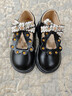 G.duck小黃鴨女童鞋子兒童公主小皮鞋2026新款夏季夏款寶寶女孩軟底單鞋 黑色 （腳長(cháng)加1cm下單哦） 26 （內長(cháng)16.5cm） 曬單實(shí)拍圖