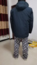 羅蒙（ROMON）鵝絨羽絨服男爸爸裝厚款保暖秋冬商務(wù)休閑可脫內膽高端休閑羽絨服 曬單實(shí)拍圖