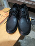 戶(hù)外休閑皮鞋男真皮系帶新款透氣皮鞋軟底軟面上班駕車(chē)鞋軟皮軟底 黑色單鞋 40 (250mm) 曬單實(shí)拍圖
