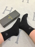 夢(mèng)特嬌襪子男士秋冬季100%純棉7A抗菌防臭艾草精油襪休閑透氣運動(dòng)中筒襪 曬單實(shí)拍圖